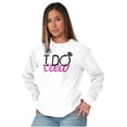 thumbnail image 5 of I Do Crew Funny Bachelorette Party Women's Long Sleeve T Shirt Brisco Brands S, 5 of 6