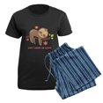 thumbnail image 5 of CafePress - Don't Hurry Sloth Women's Dark Pajamas - Women's Short Sleeve Print T-Shirt and Pants Dark Cotton Pajama Set, 5 of 7