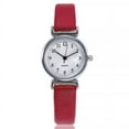 thumbnail image 1 of Reloj de cuarzo para mujer, relojes para mujer vansvar Reloj de pulsera analógico con correa de cuero de cuarzo informal para mujer, 1 of 2