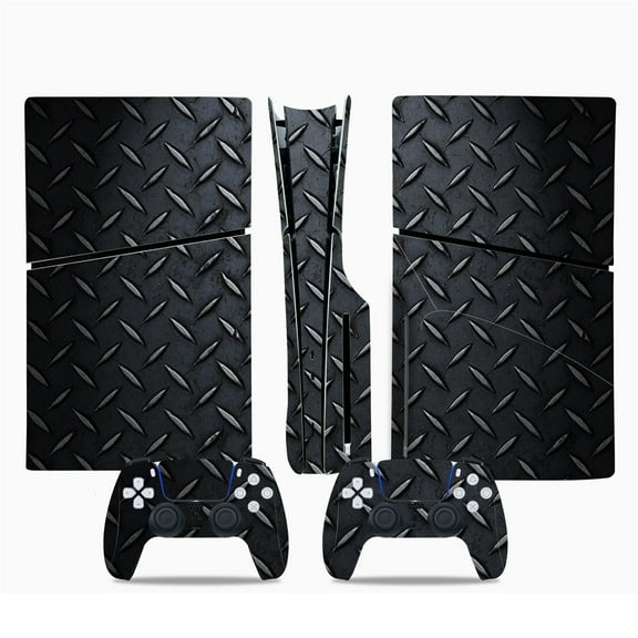 Skin Sticker for ps5 Slim Console Disc Edition, Console Controllers Full Body Vinyl Skin Decal Cover Stickers Protective Wrap Cover