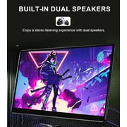 HOWENS Portable Monitor 17.3 inch, FHD 1080P IPS Screen Laptop Display 72%NTSC 300cd/㎡ Brightness