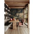 thumbnail image 2 of 17th-Century Verdure Tapestry Reproduction – Pastoral Elegance with Cranes,, 2 of 10