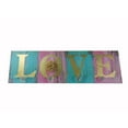 thumbnail image 2 of DesMa Group MDF gold wall plaq w/knob-LOVE, 2 of 2