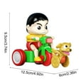 thumbnail image 5 of Stunt Tricycle Toy, Electric Tricycle Toy, Boy Tricycle Musical Toy 360° Stunt Spin Pedicab Toy Riding Simulation Toy Electric Trike Toy with Dynamic Music and Cool Lights, 5 of 5