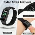 thumbnail image 5 of KBYKO Nylon Sport Bands Compatible with Amazfit Band 7 Straps, Breathable Comfortable Adjustable Replacement Wristband for Women Men, 5 of 7