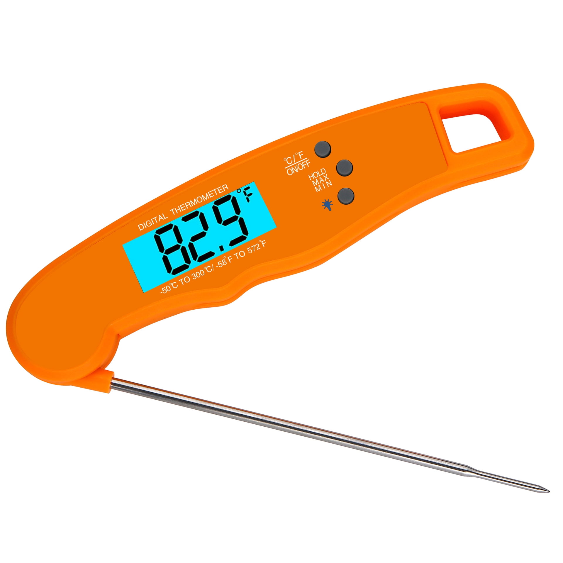 LAATIKUI Meat thermometer food grill measurement waterproof probe thermometer