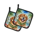 thumbnail image 2 of Tibetan Mastiff Luau Pair of Pot Holders, 2 of 2