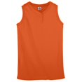 thumbnail image 1 of Intensity N5110G811SML Maillot Sans Manches 2 Boutons pour Filles, Orange - Petit, 1 of 1