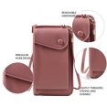 thumbnail image 3 of Small Shoulder Bag, Crossbody Bag CellPhone Wallet Purse Lightweight Crossbody Handbags for Women, 3 of 6