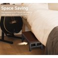 thumbnail image 4 of Y&M One Step Stool for Adults, Non-Slip Foot Stool with Metal Frame, Bed and Bathroom Step, Coffee, 4 of 10