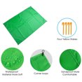 thumbnail image 2 of SAYFUT Sand Free Beach Mat Blanket + Storage Bag, Sand Proof Magic Sandless Sand Dirt & Dust Disappear Fast Dry Easy to Clean Waterproof Rug Avoid Sand Dirt and Grass Keep Everything Clean, 2 of 5
