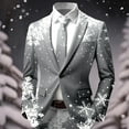 thumbnail image 1 of Holiday Printed Jacket Festive Party Attire Stylish Casual Coat For Winter Fashion Statement For Men'S Blazers & Suit Jackets, 1 of 3