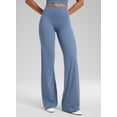 thumbnail image 3 of CRZ YOGA Softretch No Front Seam Wide Leg Pants for Women 30", 3 of 9