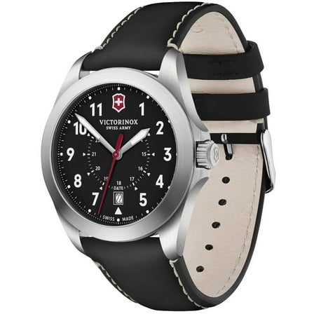 Victorinox Swiss Army 241963 Men's Heritage Black Dial Strap Watch