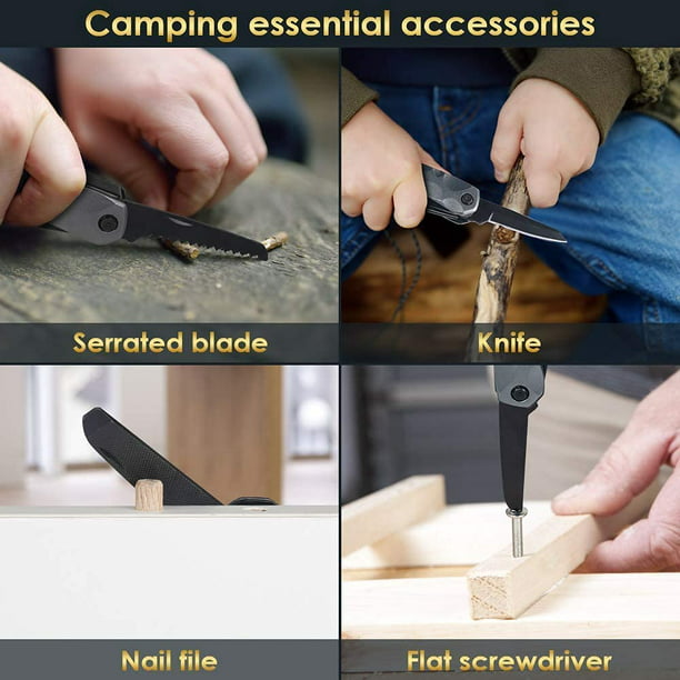XIAOLUO Multitool Camping Accessories Stocking Stuffers for Men