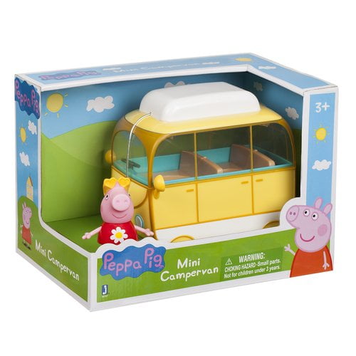 peppa pig yellow camper van