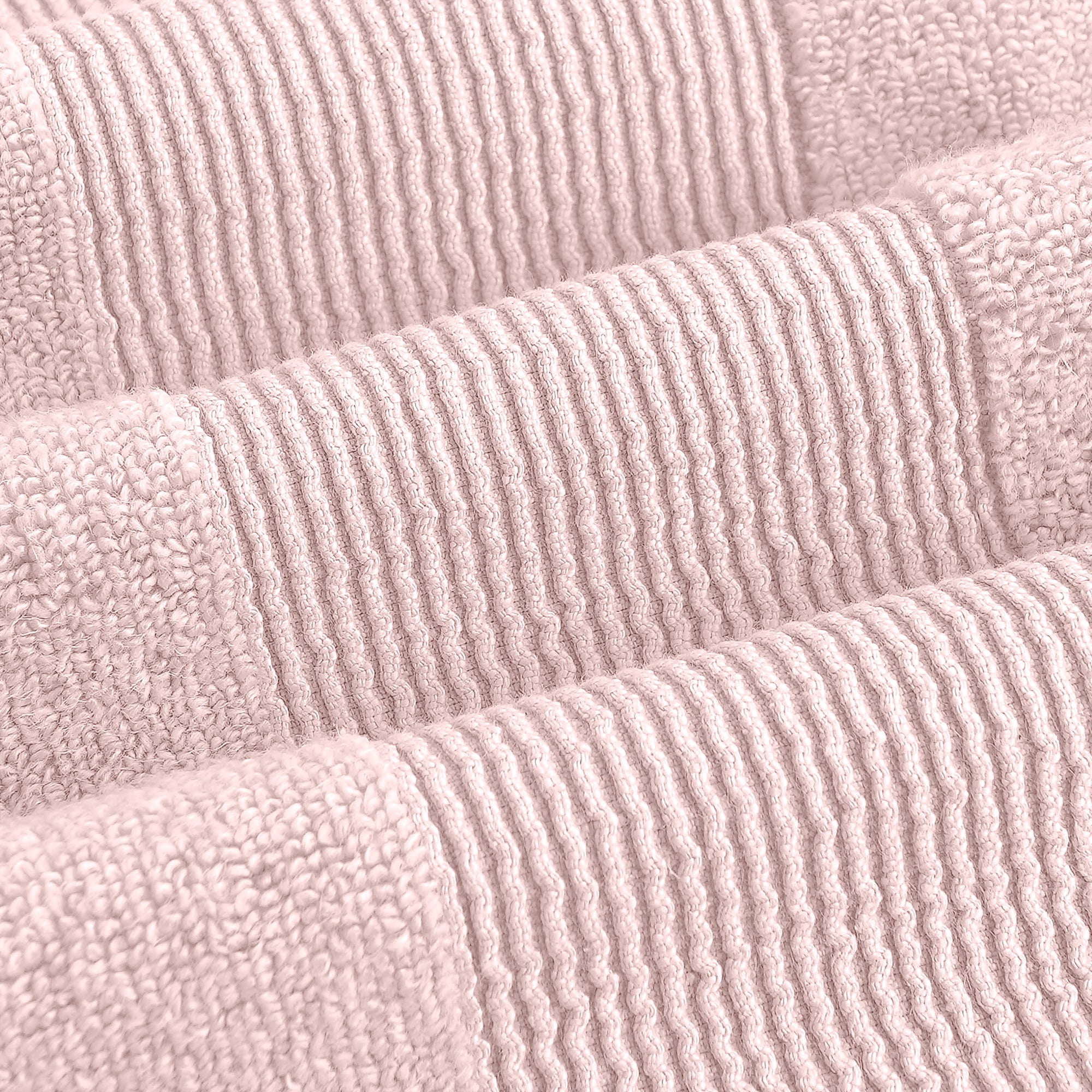 Modern Threads Aircloud 6-Piece Cotton Bath Towel Set, Blush