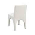 thumbnail image 6 of Meridian Furniture Gramercy Beige Linen Textured Fabric Dining Chair (Set of 2), 6 of 9