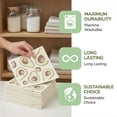 thumbnail image 7 of Unique Bargains Reusable Swedish Kitchen Dish Cloths Avocado 8" x 7", 7 of 7