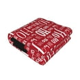 thumbnail image 2 of KLL Hohoho5 Print Fleece Throw Blanket, Horizontal Fleece Bedding Cute Soft Blankets Comfy Fleece Flannel Plush Home Decor for Couch & Bed -50"x40", 2 of 9