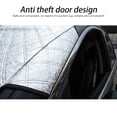 thumbnail image 4 of Mefallenssiah Car Anti- Half Cover Sunscreen Frost-Proof Snow Thickening Auto Front Cover, 4 of 7