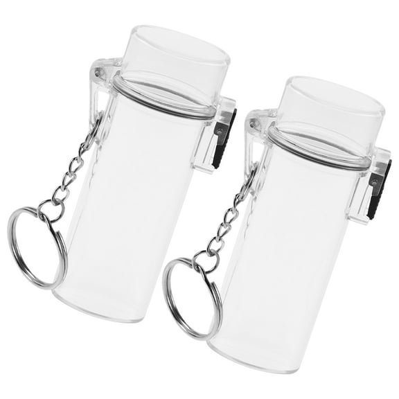 Mobutofu 2Pcs Waterproof Lighter Sleeves Case for Outdoor Use