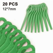 Tondeuse à gazon en plastique de couleur tondeuse à gazon de jardin coupe-herbe en plastique lame de coupe clé couteau de tondeuse à gazon en forme de gourde