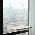 thumbnail image 1 of Hamaca colgante con ventana para gato, cama con ventosa, ahorro de espacio para todas las estaciones, fácil de instalar, marco de escalada para gatos, invierno,caqui, 1 of 7