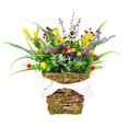 thumbnail image 2 of CNKOO Spring Wreath Front Door Front Door Sign Wreath Wild Flower Vine Basket Pendant Window Decoration Flower Basket, 2 of 6