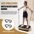 thumbnail image 2 of Máquina de ejercicio con plataforma vibratoria Pofart con bandas de resistencia, 2 of 7