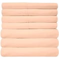 thumbnail image 6 of Split King Size Bed Sheets - 6 Piece 1500 Supreme Collection Fine Brushed Microfiber Deep Pocket Split King Sheet Set Bedding - 2 Extra Pillow Cases, Great Value, Split King, Peach, 6 of 6