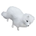 thumbnail image 5 of Adorable White Artificial Animal Mini Animal Toy Ornament 16cm, 5 of 5