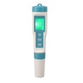 thumbnail image 1 of Moniteur de Qualité de l'Eau 7 en 1 Detect ORP PH EC Salinité Haute Précision EC Testeur avec Écran LCD Rétroéclairé pour Aquaculture, 1 of 5