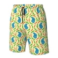 thumbnail image 4 of Logiee Blue Rabbit Print Mens Swim Trunks Quick Dry Board Shorts,Breathable Hawaii Beach Shorts Swimwear Bathing Suits-X-Large, 4 of 6