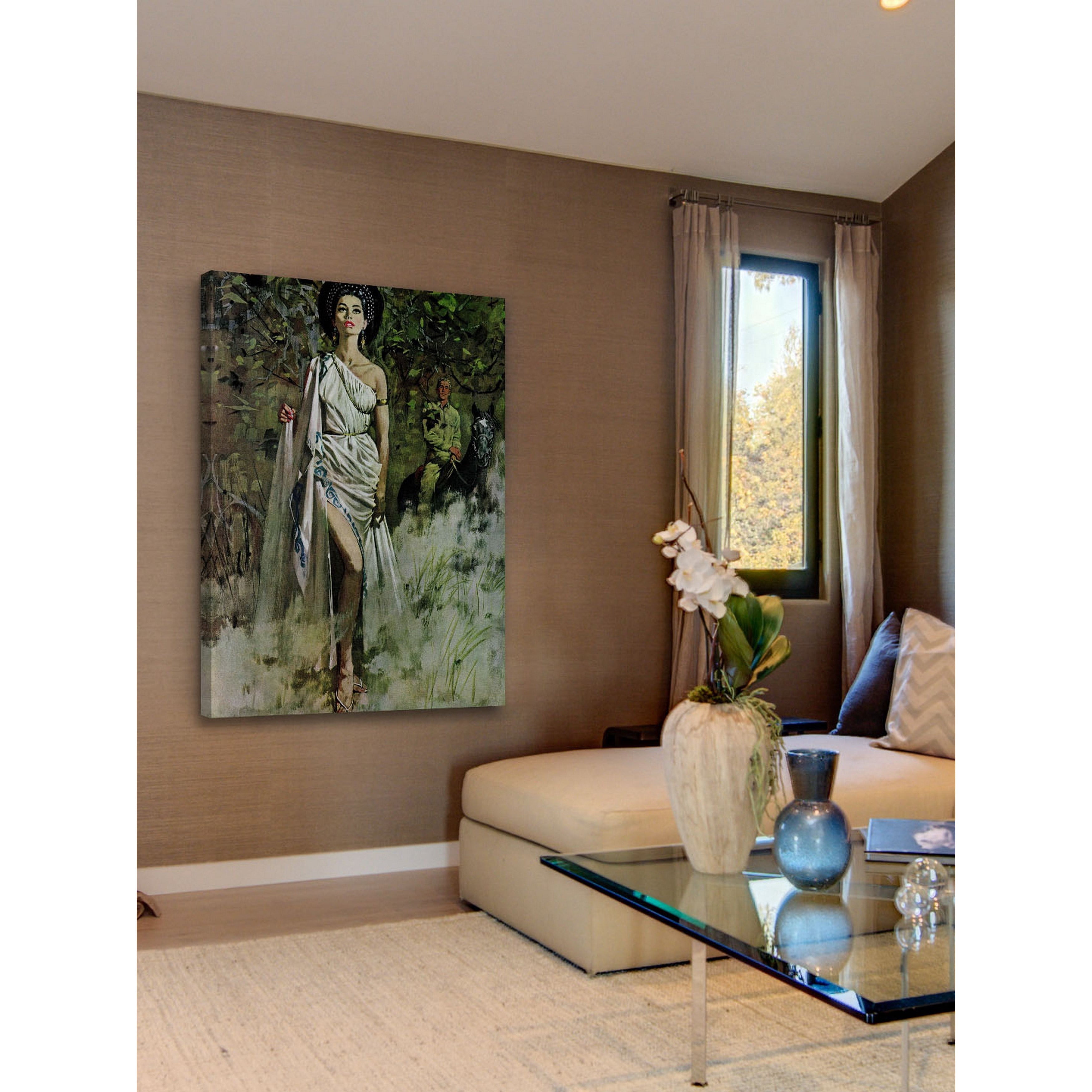 Marmont Hill "Moresby's Goddess" by Robert McGinnis Painting Print on Canvas