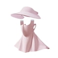 thumbnail image 2 of koolsoo Sun Hat Face Cover Cap Earloop Women for Sightseeing Outdoor Activities Work Pink, 2 of 9