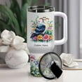 thumbnail image 2 of Personalized Seagull Tumbler 40oz with Handle and Straw – Stainless Travel Mug – Bird Lover Gift Idea for Women Girls Animal Theme Birthday or Christmas, 2 of 6