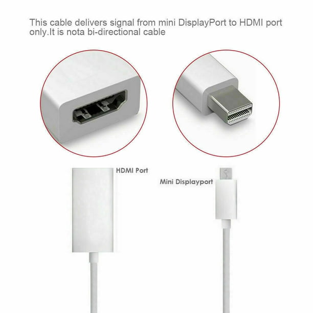 Mini Display Port DP Thunderbolt to Adapter Cable For Pro - Walmart.com