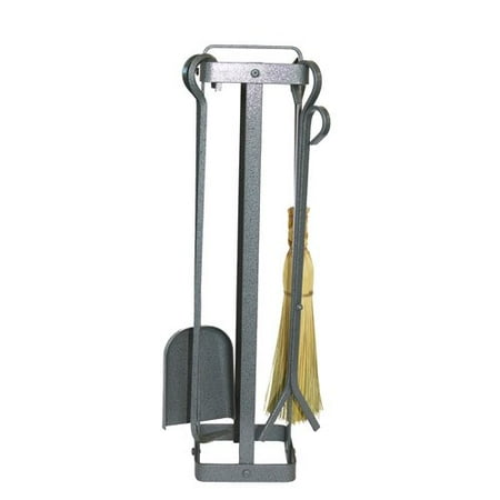 Enclume Handcrafted Indoor Outdoor Square Fireplace Tool Set