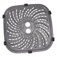 thumbnail image 1 of Compatible Con Freyers De Aire 6QT 8QT, Bandeja De Freidora De Acero Inoxidable De Compatibilidad Amplia, Reemplazo De Placa De Parrilla De Calentamiento Para Pizza De Vegetales, 1 of 7
