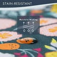 thumbnail image 5 of Where The Polka Dots Roam Dark Floral Bedsheets Queen Size, Super Soft Wrinkle Resistant Bedding Set for Boho Room Décor, Premium Floral White Queen Bed Sheets for Girls, Teens and Master Bedrooms, 5 of 8
