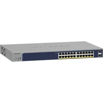 Restored NETGEAR GS724TP-300NAS 26-Port PoE Gigabit Managed Smart Switch – High-Performance Network Switch (Refurbished)