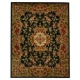 thumbnail image 2 of SAFAVIEH Classic Chedomir Floral Wool Area Rug, Black/Green, 8'3" x 11', 2 of 9