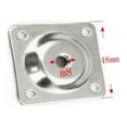 thumbnail image 5 of Leg Fixing Mounting Plate Level WITH Metal Dowel Screw For Wooden Chair Table, 5 of 8