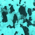 thumbnail image 1 of Ahgly Company Machine Washable Indoor Square Abstract Turquoise Blue Modern Area Rugs, 8' Square, 1 of 4