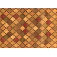 thumbnail image 1 of Ahgly Company Indoor Rectangle Abstract Orange Contemporary Area Rugs, 8' x 10', 1 of 1