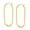 Gold, variant on Charmsy 925 Sterling Silver Post Oval Large Lightweight Hoops Earring for Women 52mm