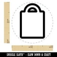 thumbnail image 2 of Grocery Tote Bag Purse Outline Self-Inking Rubber Stamp Ink Stamper - Black Ink - Mini 1/2 Inch, 2 of 7
