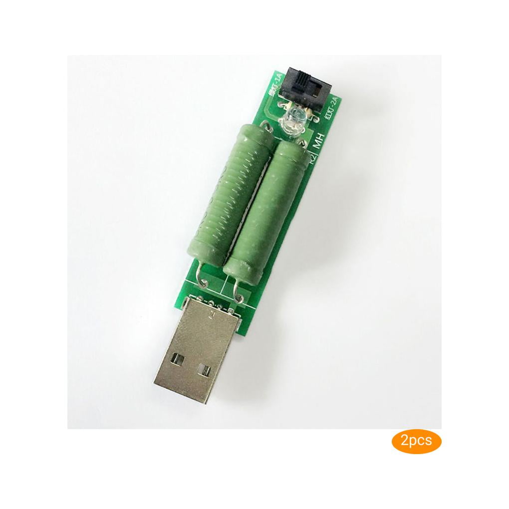 1PCS USB Load resistorPower Resistors Mobile Power Aging Resistance module 1A 2A 