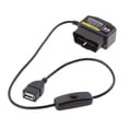 thumbnail image 2 of de Coche 16 Pin USB Cable de Alimentación para Teléfono Cámara DVR de Vehículo Zulema Cable de carga de alimentación USB, 2 of 7